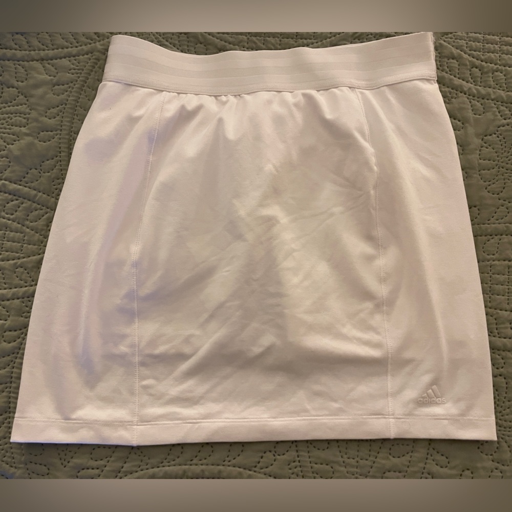 White Adidas Golf Skort - Like New